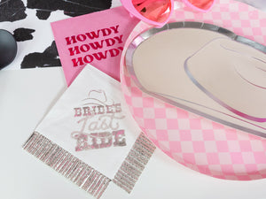 Pink Howdy Howdy Howdy Dessert Napkins 20ct | Vtaux