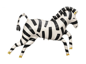 Zebra Foil Balloon 39in | Vtaux