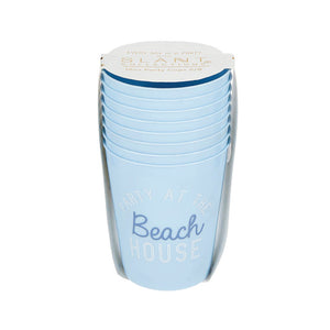 Party at the Beach House Frosted Plastic Cups | Vtaux