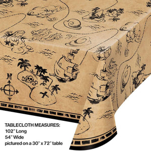 Treasure Island Pirate Plastic Table Cover | Vtaux