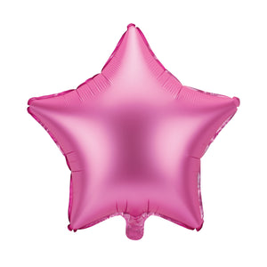 Bright Pink Star Foil Balloon 19in | Vtaux